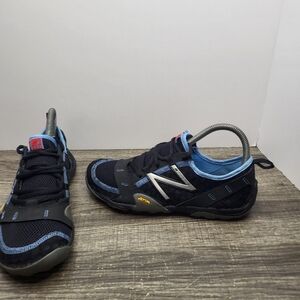 New Balance Womens Minimus V1 Trail Running Shoes Size 7.5 B Black Vibram WT10BL